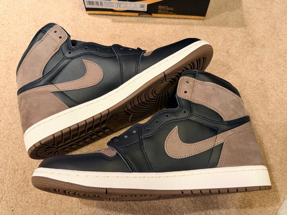 Nike Air Jordan 1 Retro High OG Palomino Black Gold Men Size 12 New w/ Box